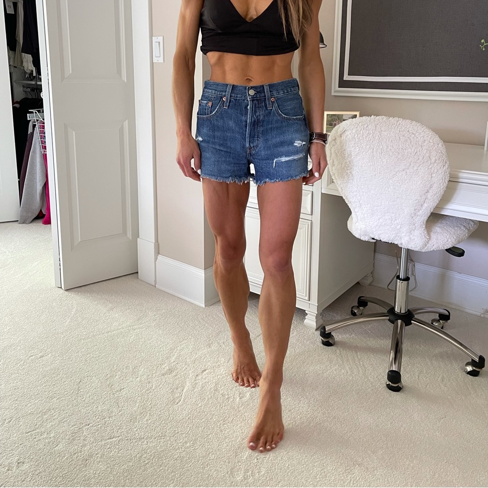 Levi denim shorts